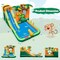 Monkey-Themed Inflatable Bounce House with Slide without Blower